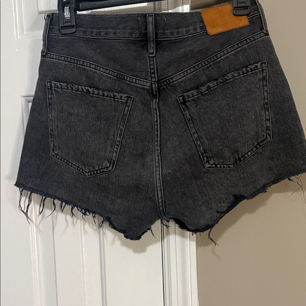 🖤 Citizens of Humanity Annabelle Cutoff Denim Shorts Black Sz 24 - Picture 8 of 16